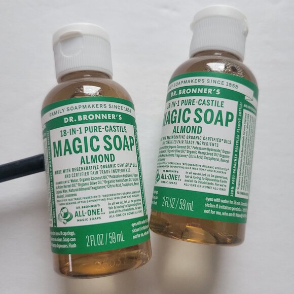 2-Pack Dr. Bronner's Almond Magic Soap Minis - Picture 6 of 6